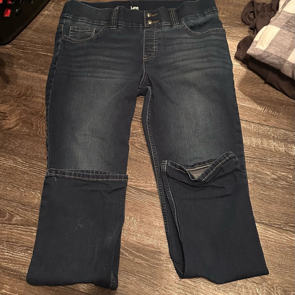 Lee Blue Jegging Skinny Jeans with Contemporary Style